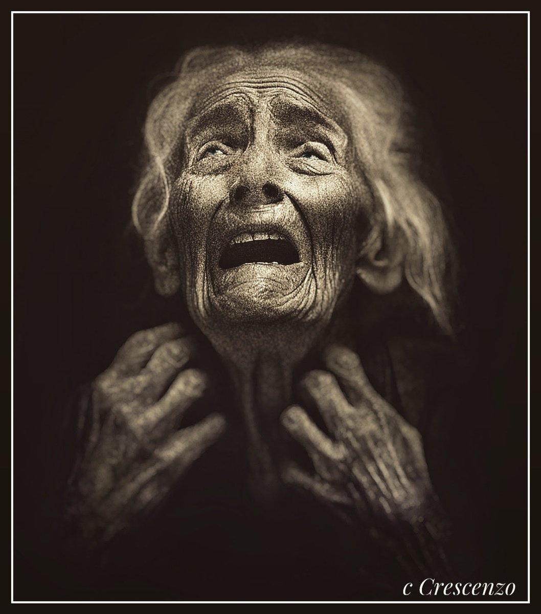 Portrait of Hilda Hagerman, Alzheimer’s patient at Sun Valley Memory Loss Care Facility - Boca Raton, Florida… Her only family is her son, married with 7 year old twin girls, and lives in Toronto Canada who rarely sees her… Hilda has been here for 6 years…