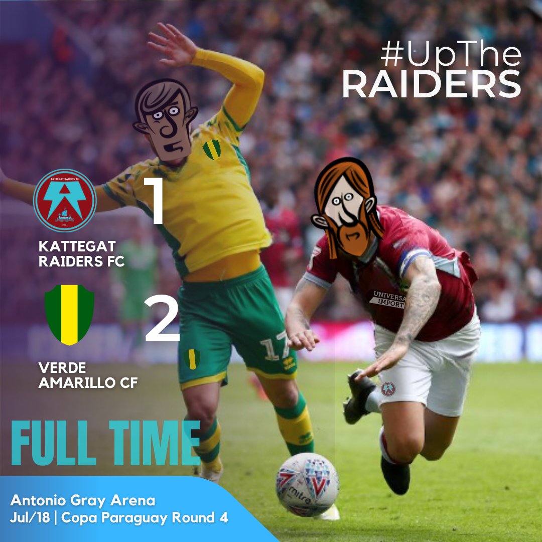 KattegatRFC's tweet photo. Hasta aquí nos acompañó Odin.

#KRFC 1⃣
#VACF 2⃣

Llegamos hasta 4° ronda de 8 en Copa Paraguay. Y caímos por primera vez en la temporada, pero de pie ante, quizás, el mejor equipo de Paraguay, actual lider de la división I.

#VamoslaK #BorntoRaid
#UpTheRaiders https://t.co/tLMXnVYPjB