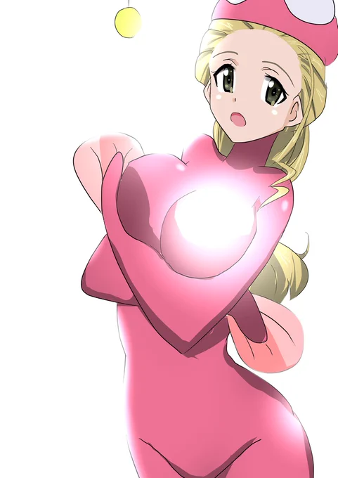 #見た人は無言で金髪を載せる