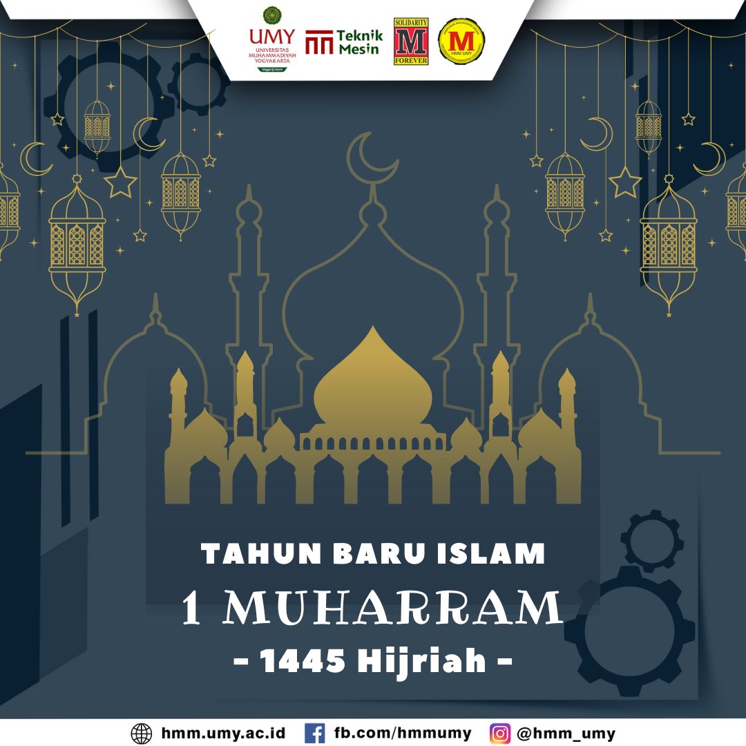 Mari kita kumpulkan semangat untuk hijrah di tahun baru Hijriah. Buang semua kebiasaan dan perilaku buruk agar kehidupan kita senantiasa berada di jalan-Nya. Selamat Tahun Baru Islam 1445 H!