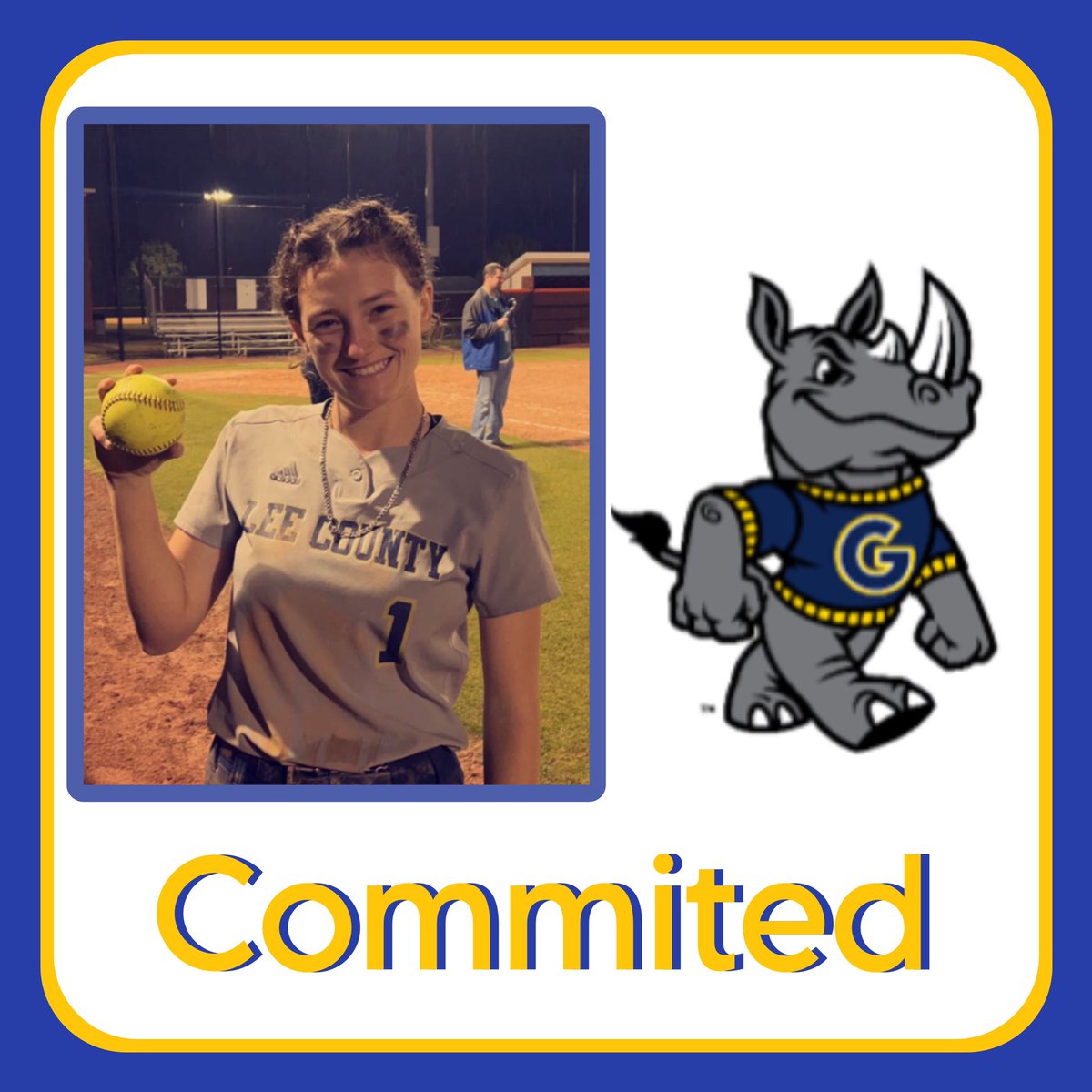 I would like to announce I have committed to Gaston College. I wanna say thank you for players and coaches for pushing me on an off the field . I am very grateful for this opportunity and excited to see what I do next. Go Rhinos 🦏