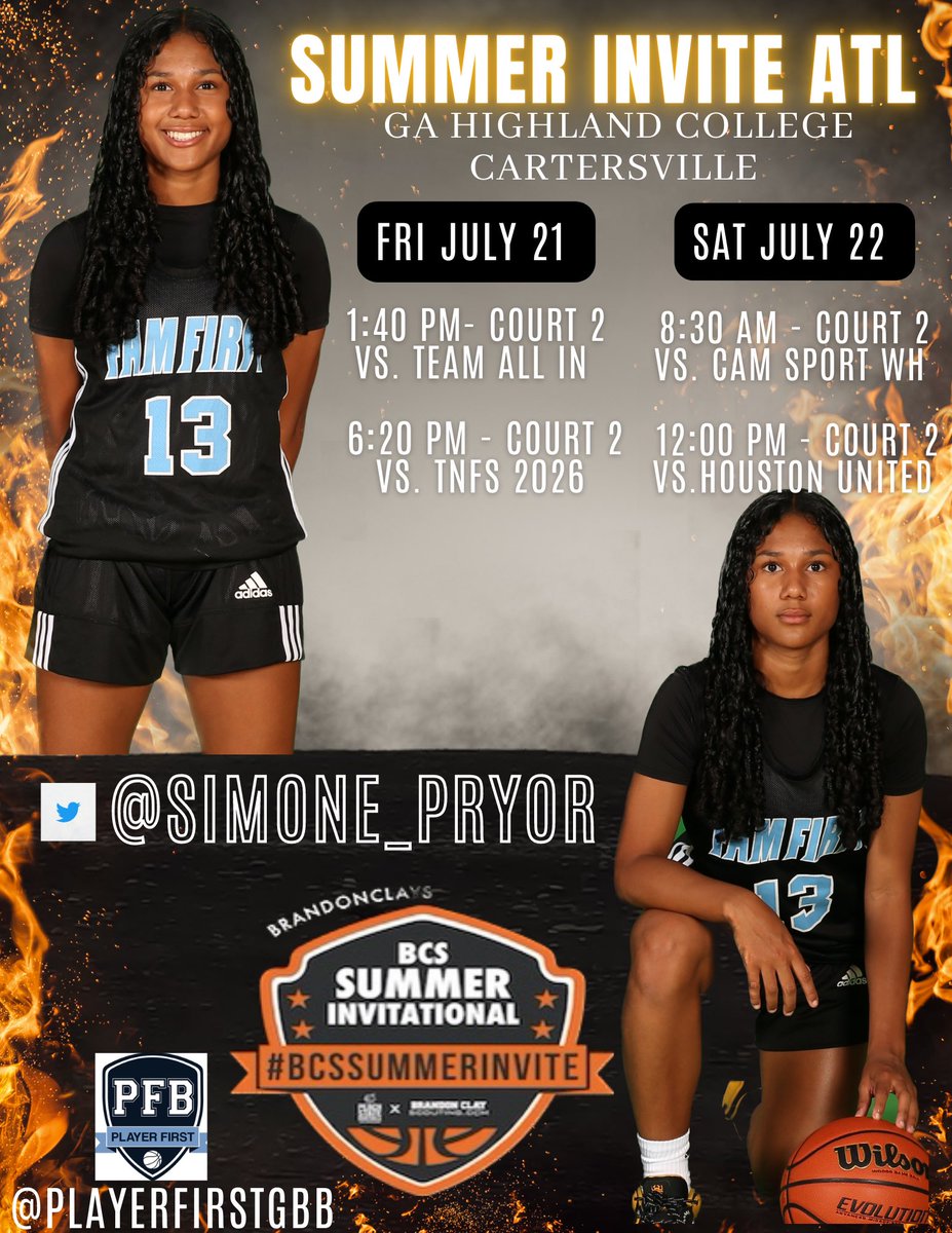 I have been working hard preparing for the Summer Invite ATL tournament!  Come check me out! 👉🏽Court 2👈🏽

“Success isn’t given, it’s EARNED” 🫡<a href="/OCGirlsBB/">O'Connor Girls Basketball</a> 

<a href="/BrandonClayPSB/">B r a n d o n C l a y</a> <a href="/ChrisHansenPSB/">Chris Hansen</a> <a href="/VinceSmithPSB/">Vincent Smith</a> <a href="/ProspectNat/">Prospects Nation</a> 
<a href="/playerfirstgbb/">PlayerFirst Basketball</a> <a href="/JustinM16633981/">Pro.Bball.Training</a>
