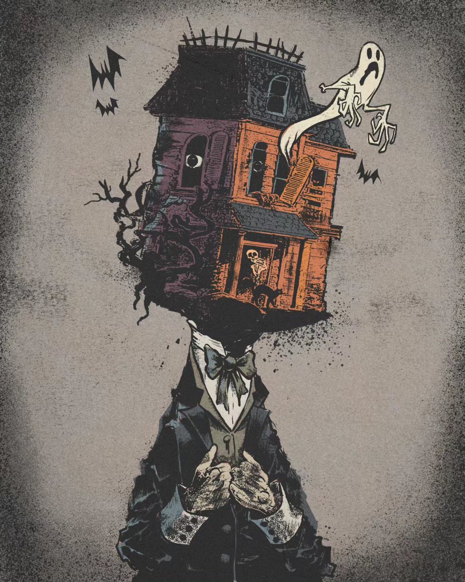 Drew_Rausch's tweet image. Man with a haunted House for a Head Full of Ghost Stories.