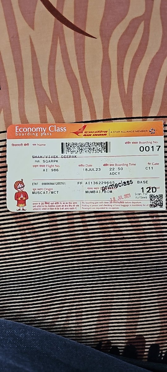 viveksvilla's tweet photo. @airindia https://t.co/hvWOMtdVC0