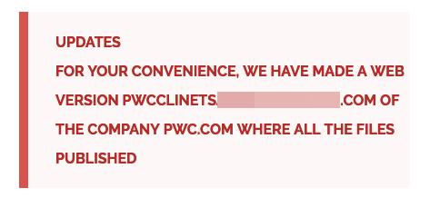 PWC veri ihlali