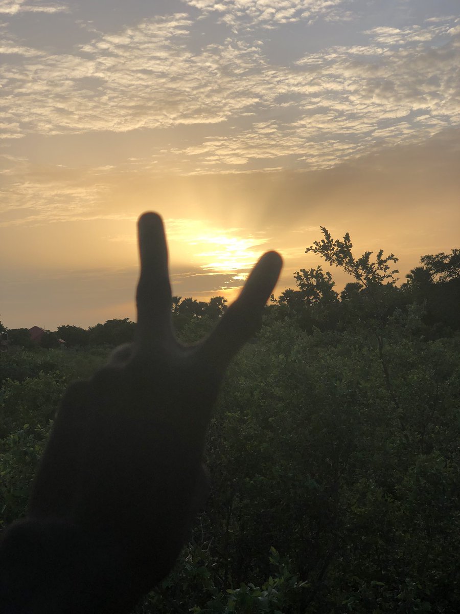 The weather today in Gambia 🇬🇲 very nice 👍