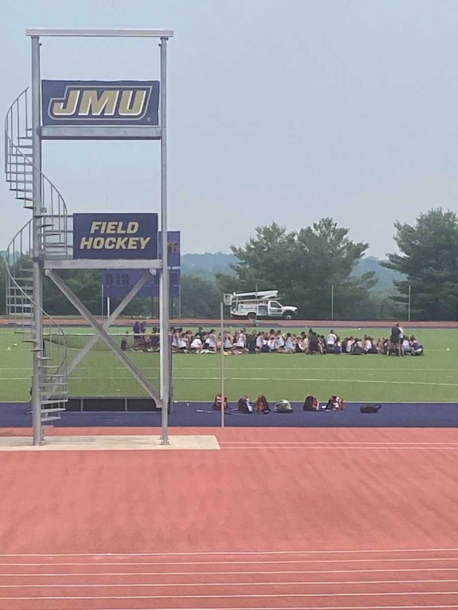 Thank you <a href="/JMUFieldHockey/">JMU Field Hockey</a> for an awesome team camp!  Good luck this season, we are cheering for you 💚💛💜
