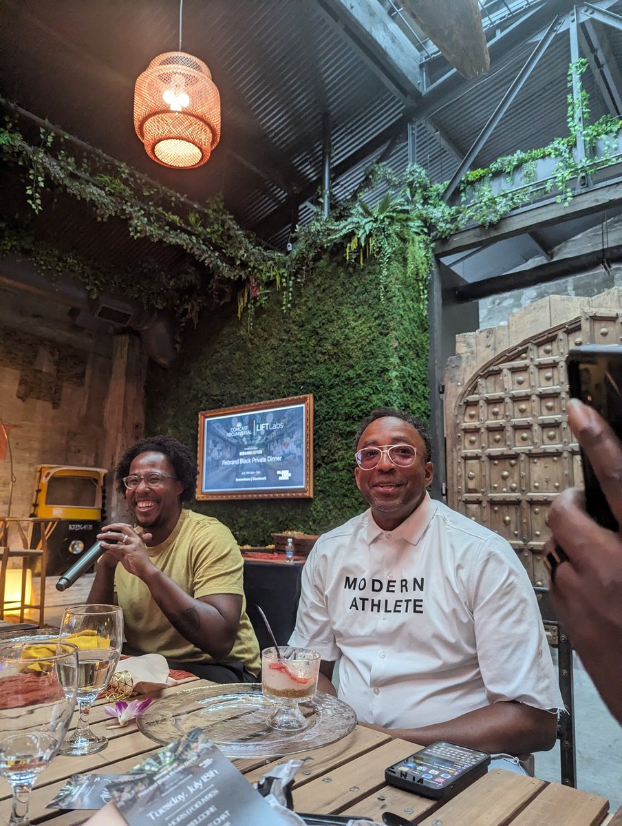 MotownIni's tweet image. Feeling the love at #BlackTechWeek shoutout to @HajjFlemings for the dinner tonight gathering tonight