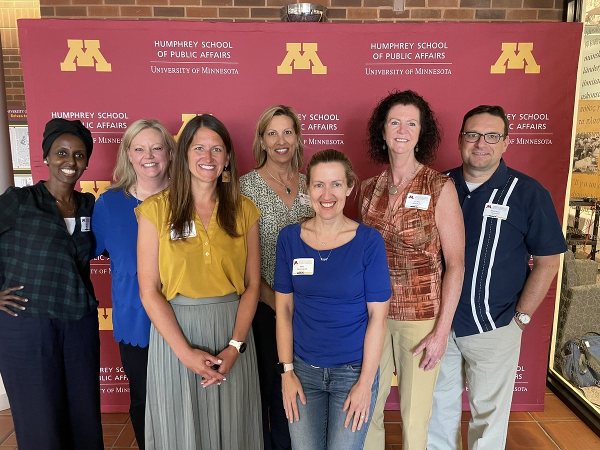 Aadawe's tweet photo. It was great attending today’s @policy_fellows @HHHSchool alumni conference and reunion. So amazing seeing and connecting with my 2015-2016 cohort! #policyfellow https://t.co/VMUZe48DQi