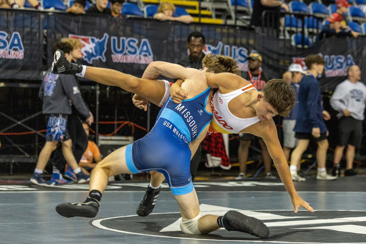 David Gleason is now a Fargo All-American at 138lbs!!! He will wrestle in the semifinals tomorrow morning. 🛑 @StaleyNews <a href="/StaleyWrestling/">Staley Wrestling</a> <a href="/SHSFalcons/">Staley High School</a> <a href="/NKCSchools/">NKC Schools</a> <a href="/USAWrestling/">USA Wrestling</a> <a href="/missouriwrestle/">Missouri Wrestling</a>