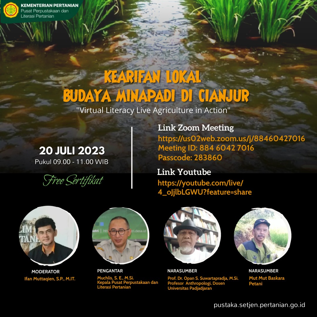pustakakemtan's tweet photo. Halo Sahabat Pustaka yuk bergabung
Catat waktunya ya
🗓️ Kamis, 20 Juli 2023
⏰ Pukul 09.00-11.00 WIB
Langsung bergabung melalui link ini ya ⤵️
https://t.co/zDbCi9MwD2
Meeting ID: 884 6042 7016
Passcode: 283860
Free e-Sertifikat
Youtube Streaming:
https://t.co/BJYOyAwXUP https://t.co/pQ9cJAZnFW