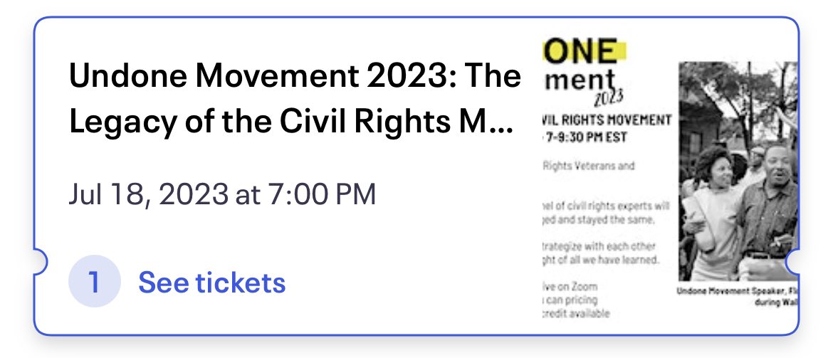 Spent tonight on Zoom learning from these inspiring veterans of the Civil Rights Movement.  “Movements change but commitments don’t”- Flonzie Brown Wright.  “Think about the kind of world that you want it to be. Learn the stories and tell them.”- Frank Figgers.