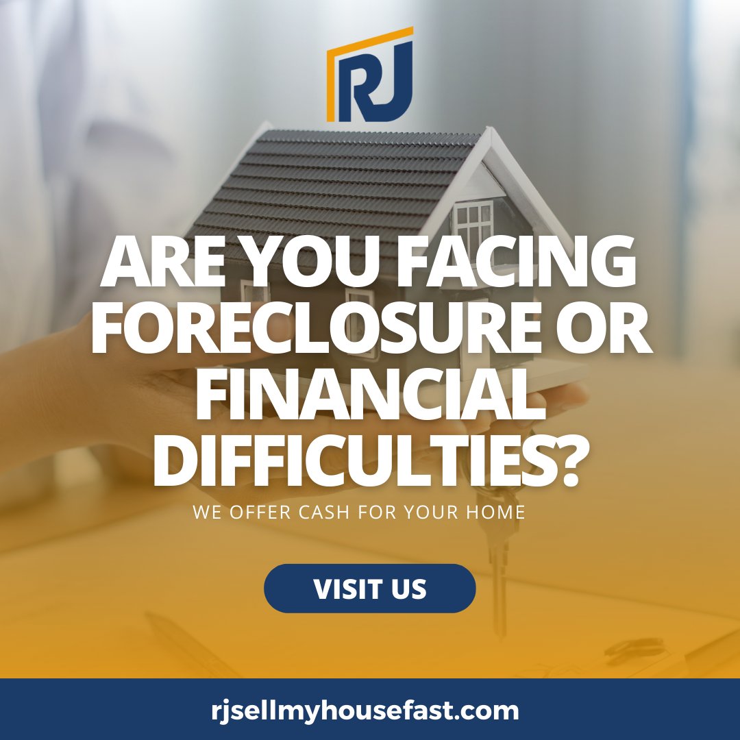 rjsellmyhouse's tweet image. RJ Sell My House Fast understands the urgency. We offer cash for your home, allowing you to avoid foreclosure and regain control of your financial situation.

Contact us now!

🌐 rjsellmyhousefast.com

#RJSellMyHouseFast #CashForHomes