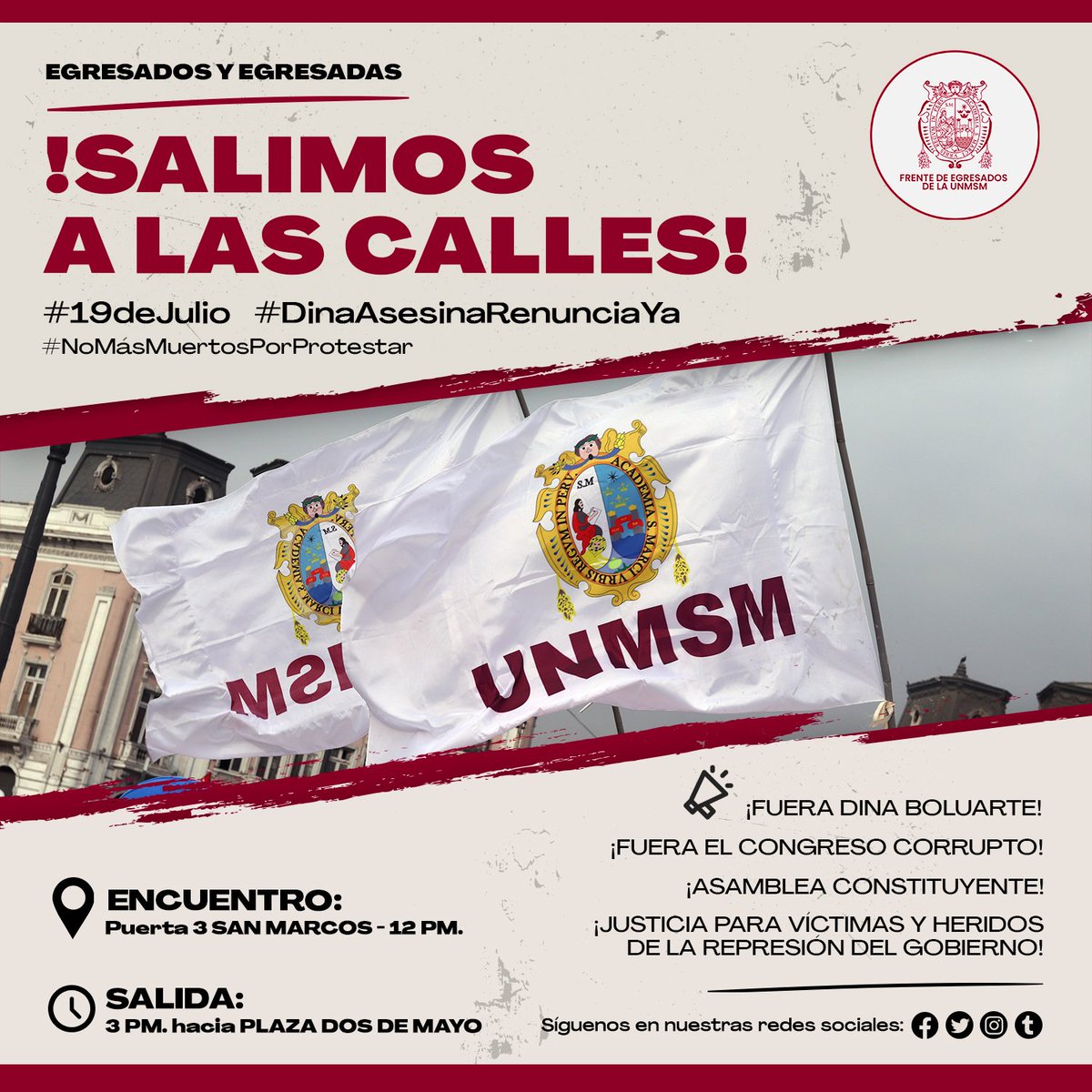 Se ha hecho difícil registrar la cantidad de convocatorias de múltiples colectivos cívicos y de universitarios q han aparecido en las últimas 5 horas. Hay un entusiasmo colectivo en el reconocimiento de que hay una amplia oposición que quiere gritar BASTA. Nos vemos en las calles