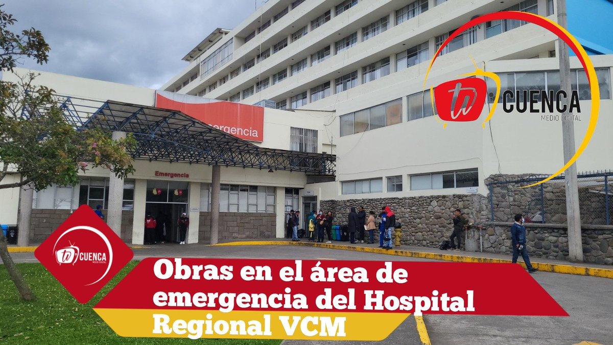 #MantenteInformado #ATENCIÓN El Hospital Vicente Corral Moscoso aplica un Plan de Contingencia en el servicio de emergencia, desde esta semana hasta el 30 de julio, por la instalación de tomas de oxígeno empotradas.