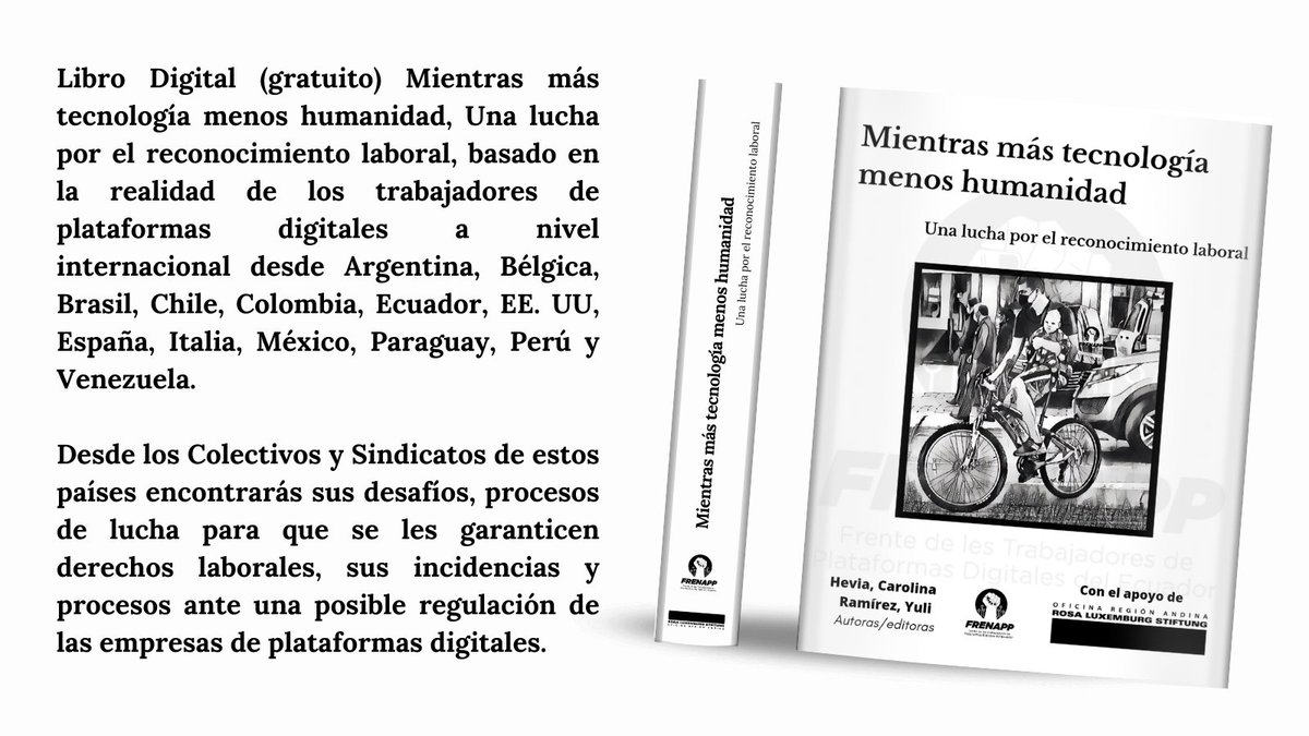 FrenAppEcuador's tweet image. Descarga el libro &apos;Mientras más tecnología menos humanidad&apos;📗🔗📥drive.google.com/drive/folders/… #ReconocimientoLaboral #technologyandhumanity @UEenVenezuela