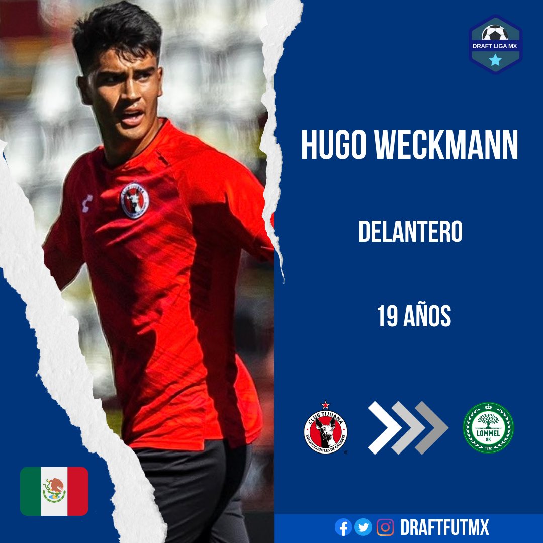 Draft Liga MX on Twitter "OFICIAL. Hugo Weckmann es nuevo jugador de