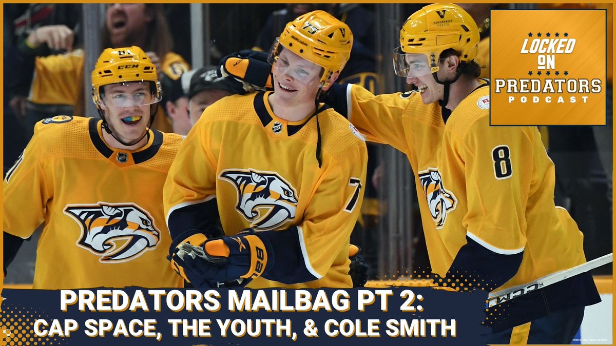 We're up and at 'em early with part 2⃣ of our mailbag! 🏒 Cap space 💰 🏒 Cole Smith 🤔 🏒 Youth potential 🤞 Plus we look WAY into the future to make a Preds leadership prediction. 🔭 📽️🎧: linktr.ee/LockedOnPredat…