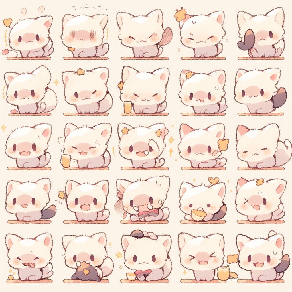 bakery_swap's tweet photo. With #BakeAI, you can easily create a set of stickers like these π https://t.co/RQwR7kOYrL