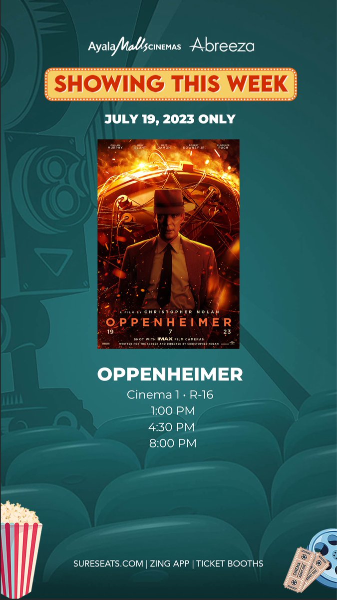 🥳 happy #barbenheimer day to those who celebrate! here are the screening times for today 🎬🍿

👀 what are you seeing first?