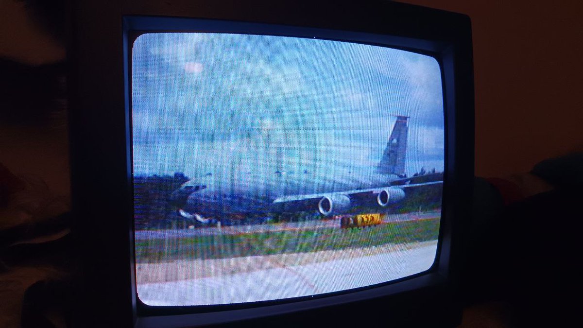 RPDOfficer's tweet photo. There's something absolutely surreal about watching an event from 2023 on a CRT TV, from a VCR, that was recorded on a 36 year old camera. https://t.co/LY1FXIN9kb