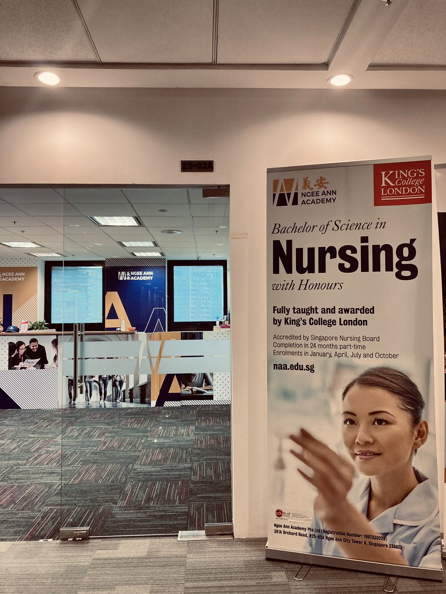 Supporting our nursing students at Ngee Ann Academy in Singapore for their OSCE - one of the most widely used and nerve-wracking assessment methods of clinical competency. @KingsNursing