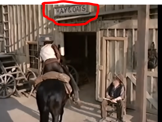 SpaceSJ3's tweet photo. Oats is for Horse and cattle
If you still eating OATS meal then re-think 
Below is a pic from old western movie where a horse stable signs say Hays and Oats (of course for horse) https://t.co/TiD31kbNpu