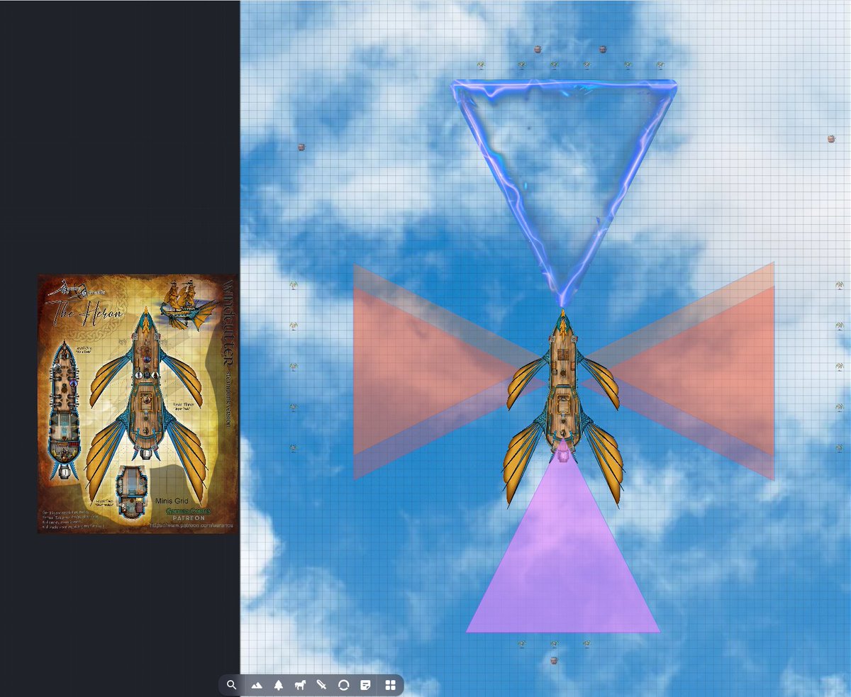 The_Chaithi's tweet photo. Today's #CrystalTower game included their daring escape through the streets of Saronia to the hidden airship of Captain Cid.

Escaping to the skies, the party gets 2 days of clear skies, a dance with faeries, and a little sugar

As the Crystal Tower looms, the voidsent say hello. https://t.co/DxhAnHG4iW