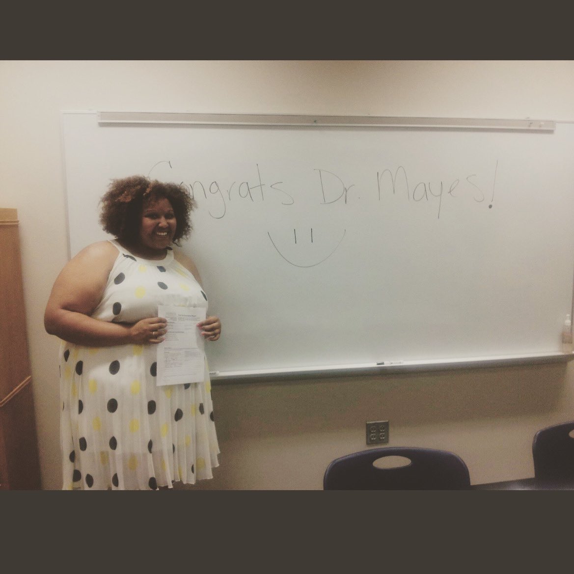 DrRDMayes's tweet photo. 10 years ago today I became Dr. Mayes. It has been an incredible journey of growth, love, and connection. I’m proud of it all! Looking forward to what the future holds and how I can join with others to make a positive impact❤️ #Cozy #MommaScholar #CounsEd #OhioStateAlum @OSUehe https://t.co/DE8EHKMd2Z