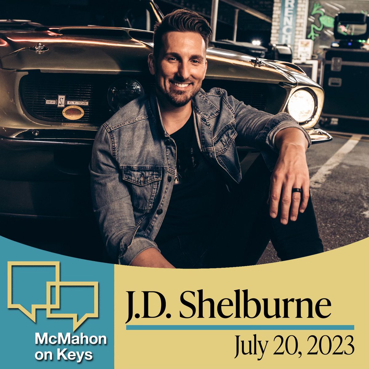 JDSHELBURNE's tweet photo. Excited for you to hear a new podcast recording with @mcmahononkeys coming this Thursday. Jeff McMahon, former member of @thetimmcgraw’s Dancehall Doctors, now hosts a podcast! Jeff sets down with me and we discuss my music career, perform a song &amp;  he even has a cool surprise!! https://t.co/dVi7qZkDGq