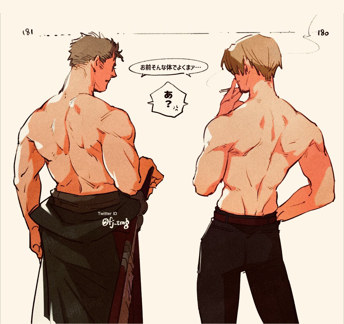 fj_tmg's tweet photo. ゴリゴリとムキムキ https://t.co/0YZNTrYejT