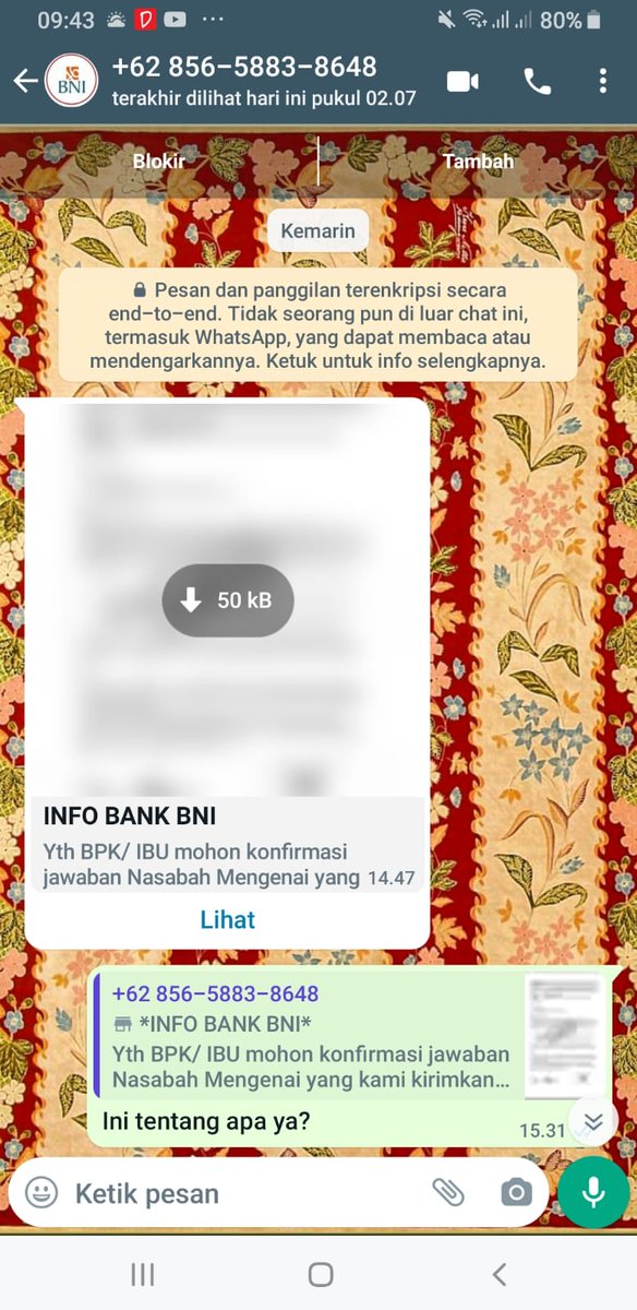 alvinlie21's tweet image. Penjahat phising makin merajalela dgn modus berubah²

Selama ini gunakan APK 
Skrg gunakan Action Button &quot;View&quot;

Jangan klik
Segera block

Kita lengah dikit aja langsung jadi korban. Saldo di bank/ market place dll dikuras habis. 

Nomer HP kita dipakai utk menipu sana-sini