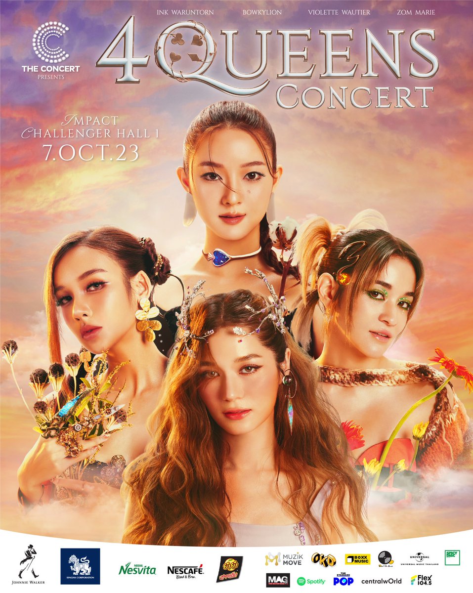 inkwaruntornp's tweet photo. #4queensConcert ♠️♥️♣️♦️ https://t.co/2zFgsRFKxp