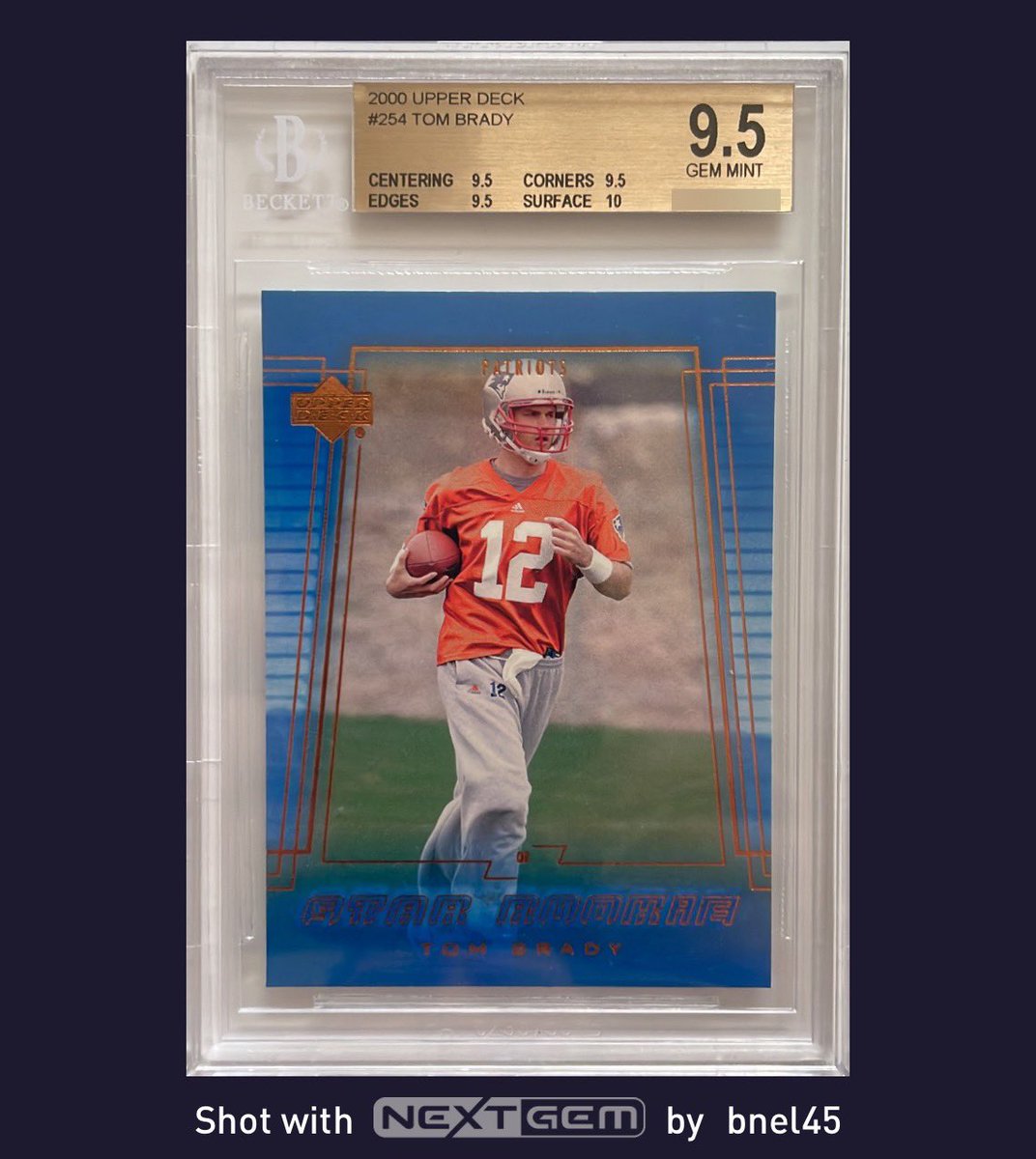 Huge shoutout to <a href="/roroweber1/">Rob’s Sports Takes</a> for this amazing card!  I’ve never really won anything before so I couldn’t be more thrilled to get this.  Make sure you check out the <a href="/NextGemApp/">NextGem</a>