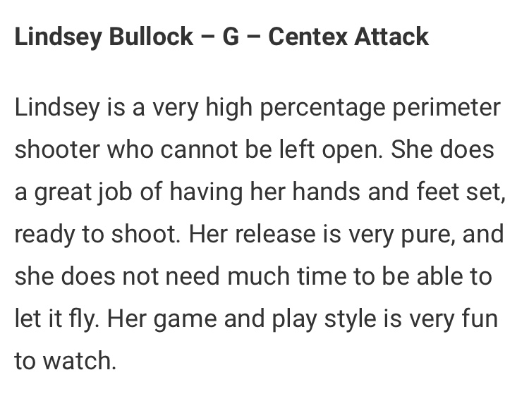 Thank you <a href="/PriceJameson1/">Jameson Price</a> <a href="/JrAllStarBB/">Jr. All-Star Girls Basketball</a> for the kind words! I appreciate the write up from the <a href="/TFNsRun4Roses/">TFN's Run 4 Roses</a> championship
@CentexAttackGBB @LHHSGIRLSBB