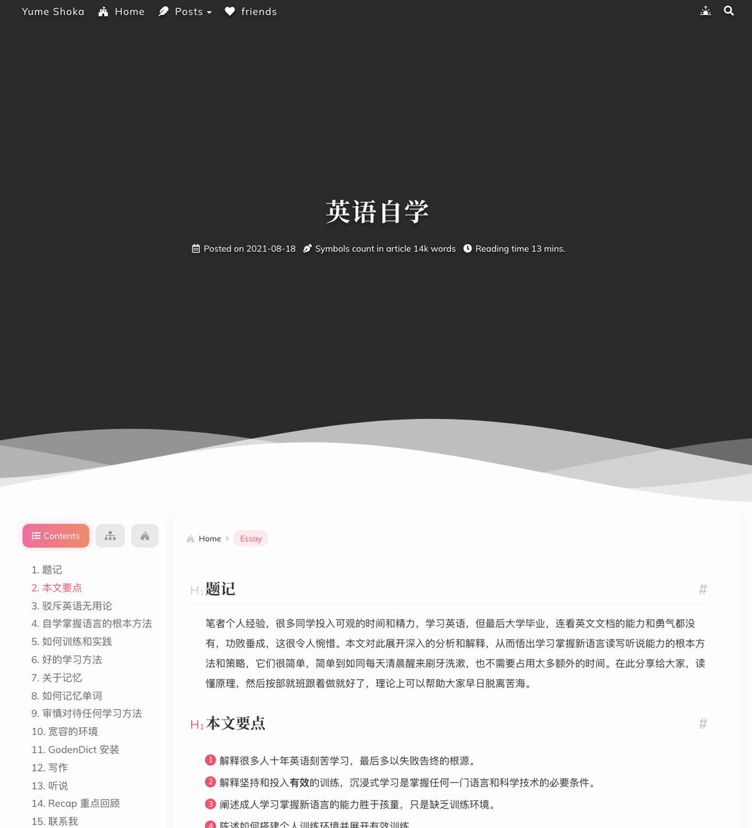 英语自学中文指南

基本学习方法、实践技巧、写作、听力和口语 

同时适用初学者或进阶者

开启自主学习，掌握英语关键要素！🔍

bewaters.me/limxtop/2021/0…