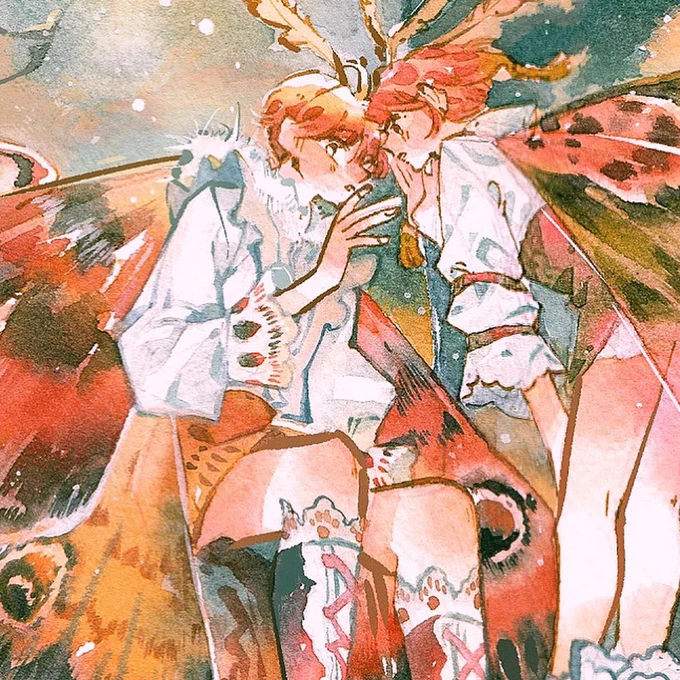 [PDF AVAILABLE] Wait no longer, PDF files for my old zines are up for purchases now!   SHOP kiloom.etsy.com   #gouache #zine #originalcharacter #illustration #haikyuu #イラスト