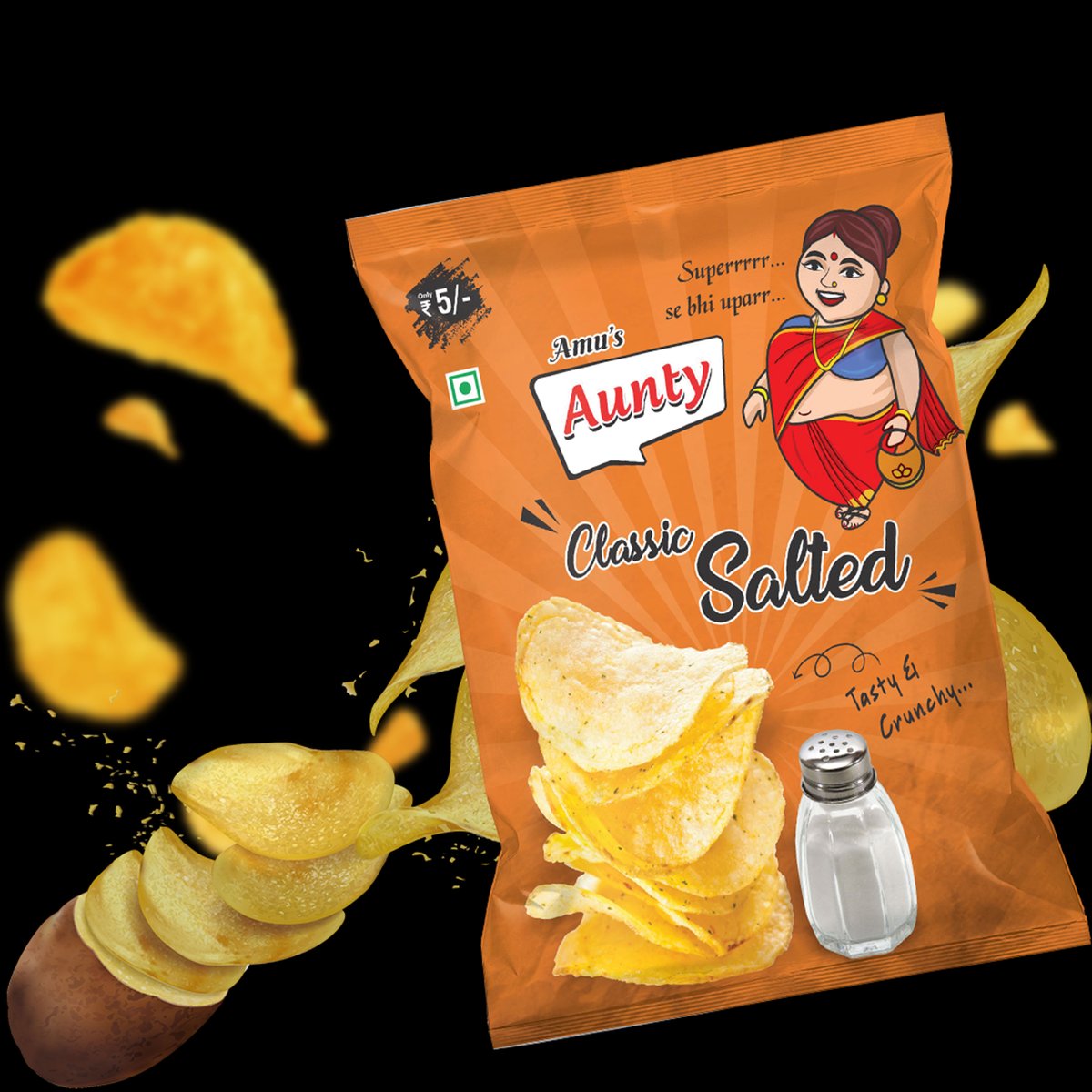 VecpixDesigns's tweet photo. Packaging design of Aunty Classic Salted Wafer As per client’s requirement we create new design that looks simple, creative and clean packaging.

#gravureprintingdesign #pouchdesign #vecpixdesigns 
#gravuredesign #distemper #packagingdesign #creativedesigns 
#waferpouch https://t.co/ZiDQezhAIO