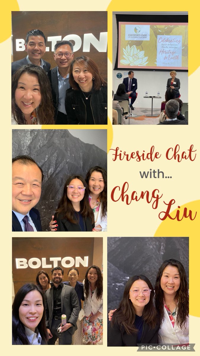 ABLSoCal's tweet photo. On May 4, we celebrated AAPI Heritage Month with a Fireside Chat with Chang Liu, CEO and President of Cathay Bank. Thank you to everyone who attended the event. Special thanks to Luba Kvitchko, from Hutchinson and Bloodgood LLP for moderating, and ABL Board Member Terri Severson. https://t.co/fA5S2E5pY9