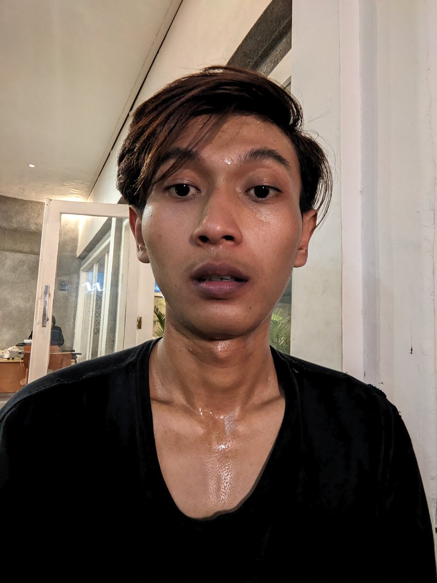 arilibad's tweet photo. tebak habis ngapain? https://t.co/zAhWnpI1Az