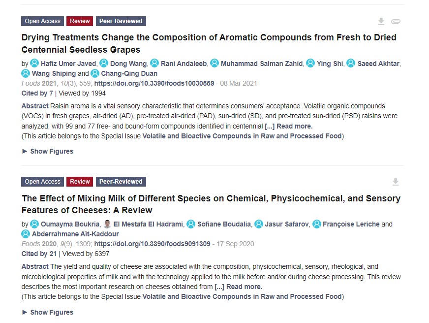 Foods_MDPI's tweet image. #foodsmdpi 🥰🥰Welcome to read two excellent #specialissues
📔Title: Application of #Emulsifiers in Food
👉Link: mdpi.com/journal/foods/…

📖Title: #Volatile and #Bioactive Compounds in Raw and Processed #Food
➡️Link: mdpi.com/journal/foods/…