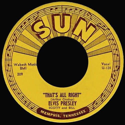Elvis Presley released his debut single “That’s All Right”, July 19, 1954.