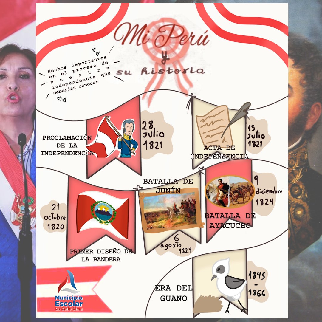 MunicipioLS2023's tweet photo. #TomaDeLima
¡Hoy comenzamos con un pequeño proyecto por Fiestas Patrias 🇵🇪!

El Municipio Escolar estará poniendo en esta semana mediante el Zumbido Lasallista canciones representativas peruanas, además de un pizarrón con una o varias preguntas respecto a nuestro país. https://t.co/ZX8U3r7OBI