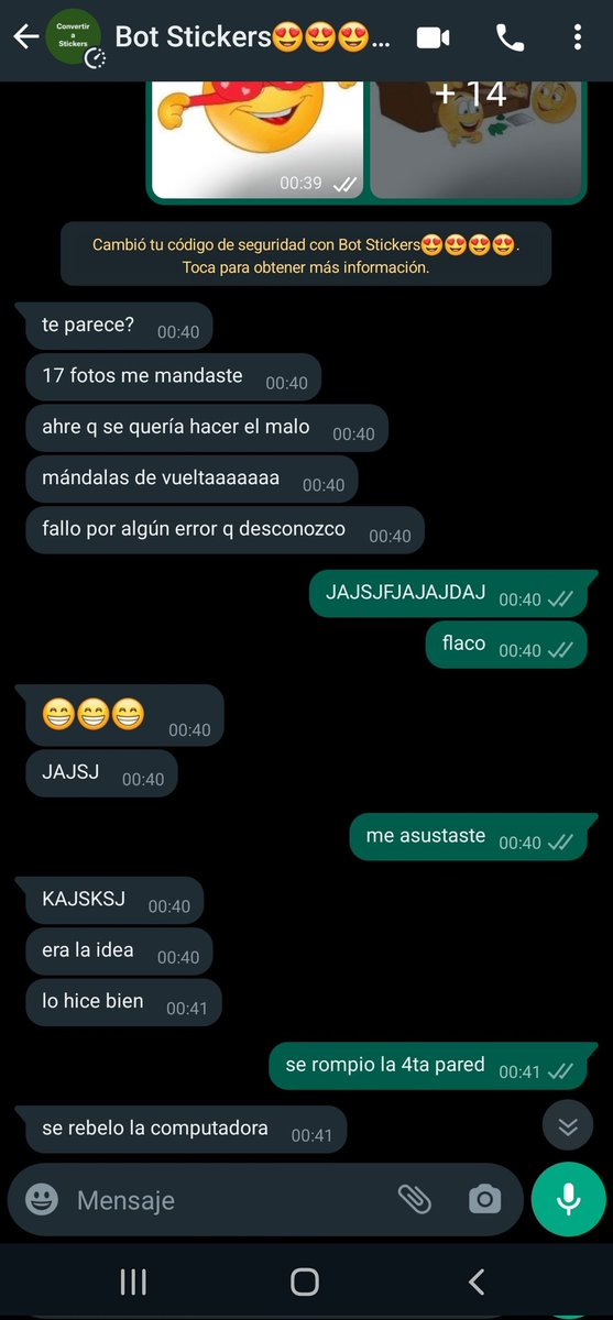se me reveló el bot