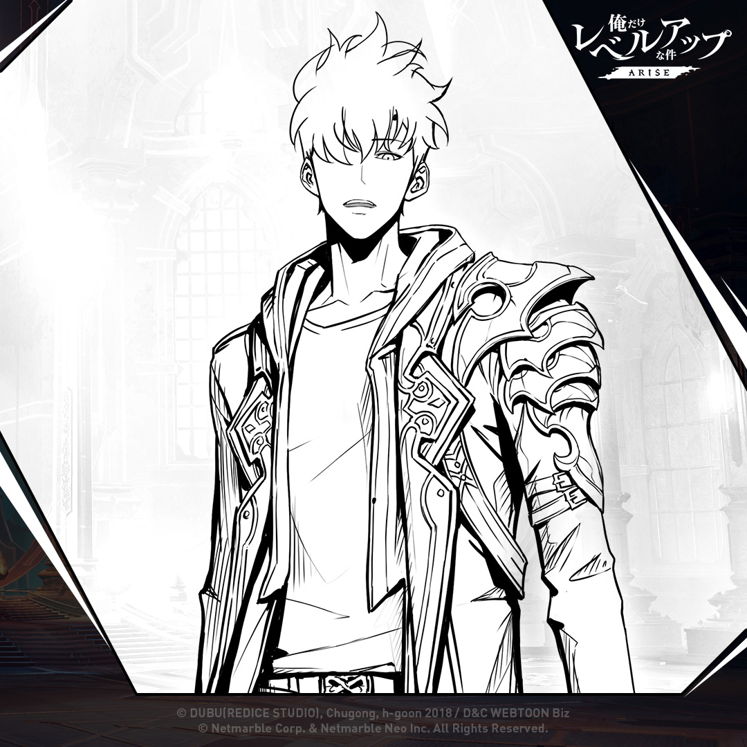 🎉ゲーム原画スケッチ独占公開！ 🎉 「起きろ」 影の兵士を抽出するS級