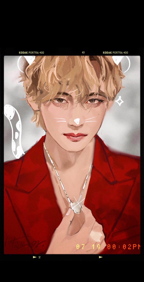 Big cat🐆 #TAEHYUNGxCARTIER #TAEHYUNG #BTSV #TAETAE #taehyungfanart #btsfanart