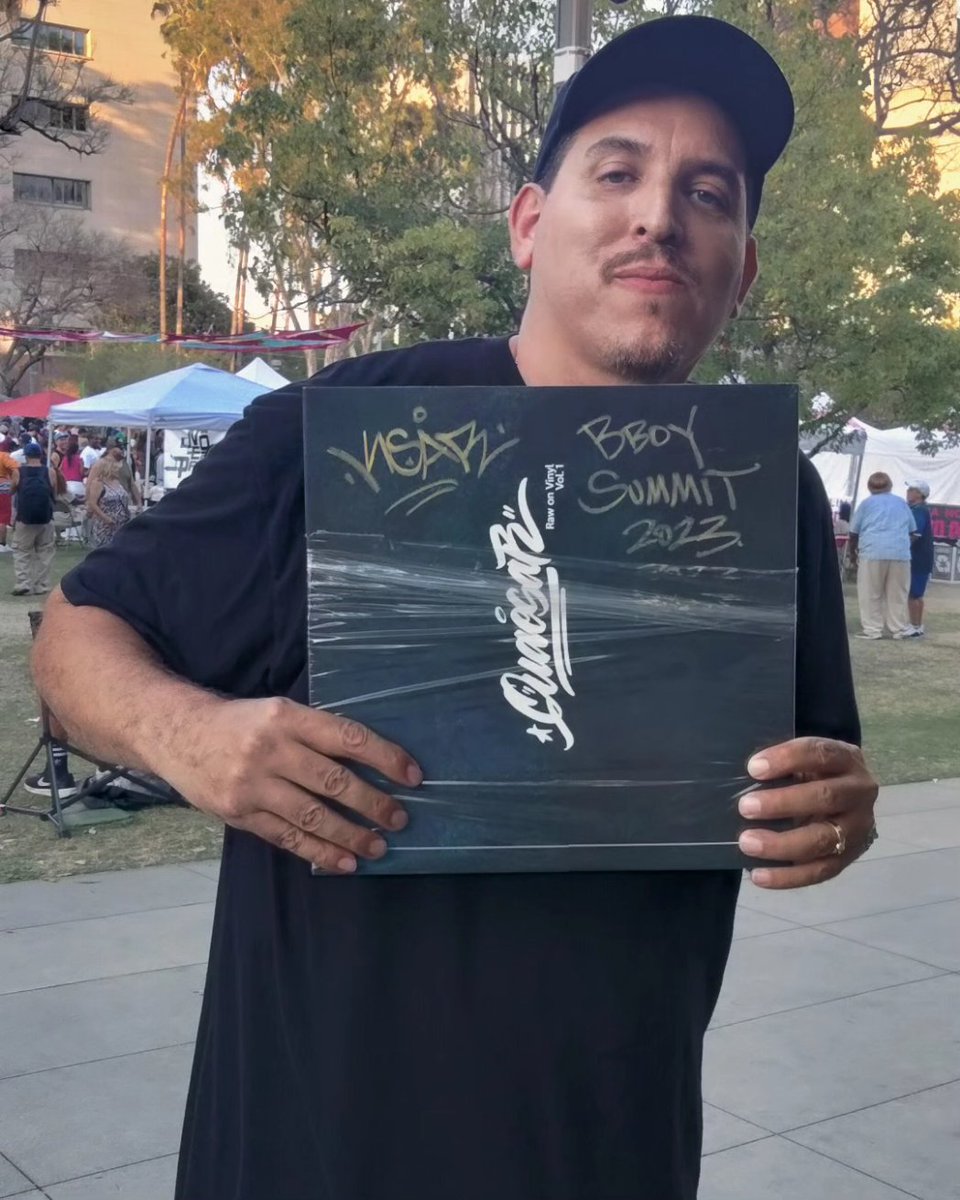 quaesar's tweet photo. BIG UP TO EVERYONE WHO COPPED THEIR RAW ON VINYL COPY AT THE BBOY/BGIRL SUMMIT 💪
GET YOUR COPY NOW!
SUPPLIES ARE RUNNING LOW!
https://t.co/LHP0NOrjxR
⏺️🔥
#HIPHOP #UNDERGROUND #ARTIST #MUSIC #VINYL #BBOYSUMMIT https://t.co/DSALlgdr4h