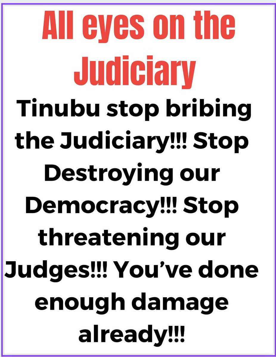 duso4me's tweet photo. Breaking news!!! In 2012, Tinubu bragged that he spent millions of pounds fighting for Olusegun Mimiko to reclaim his electoral mandate at the Ondo State Court of Appeal Tribunal. That’s Tinubu admitting that he bribed Ayo Salami the embattled former president of Court of Appeal. It would be recalled that Salami was alleged to have been involved in unethical practices in the determination of governorship appeals in Osun, Ekiti, Ondo, and Sokoto states. 

Salami was petitioned over alleged inappropriate calls between the jurists and politicians of ACN. If TINUBU spent Millions of pounds, and he was constantly in touch with Salami even when such is prohibited, THEN TINUBU BRIBED SALAMI TO HAVE ACN CONTROL ALL SOUTH WEST STATE. 
ACN, CPC, ANPP along with a breakaway faction of APGA merged in 2013 to become what we know today as APC. #AllEyesOnTheJudiciary #DisqualifyTinubuNow #PeterObiWonThe2023Election
