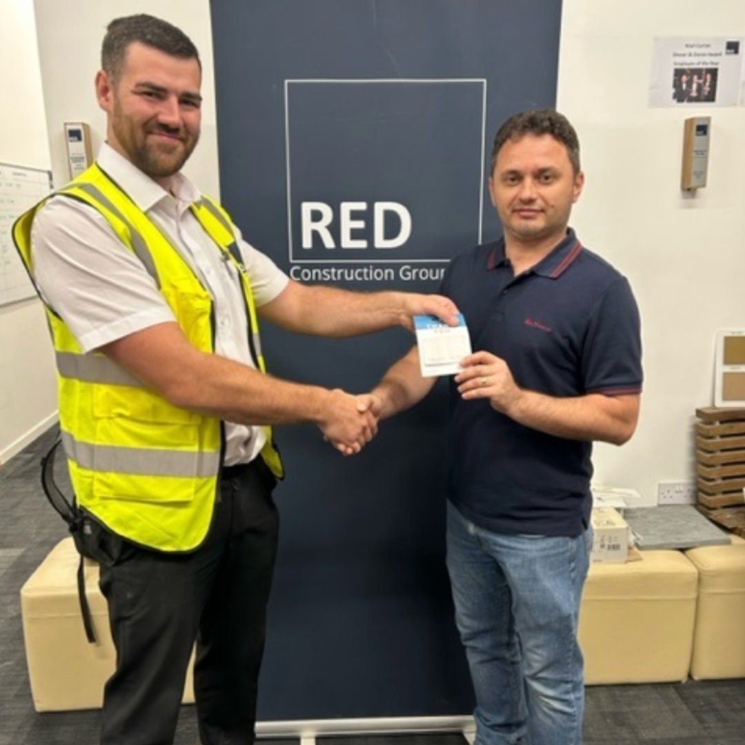 W.B. Simpson &amp; Sons are proud to have been awarded the June RED Construction Group Ltd Health &amp; Safety Award for a current Central London site.

Our Site Manager, Nic, received a gift card for his good work maintaining a high standard of health &amp; safety across the whole team.