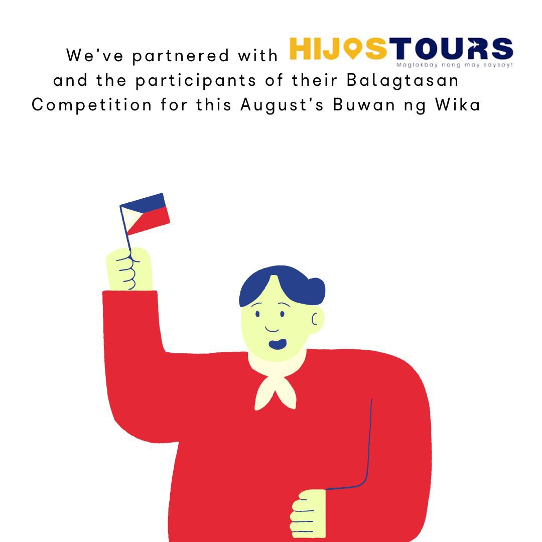 We’ve partnered with Hijos Tours by Card MRI as one of the organizations holding a juried competition - a Balagtasan or a Filipino form of debate done in verse. 

The first balagtasan was performed on April 6, 1924 with three sets of poets presenting a scripted defense.